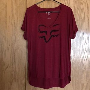 Fox rolled sleeve tee*WORN ONCE*